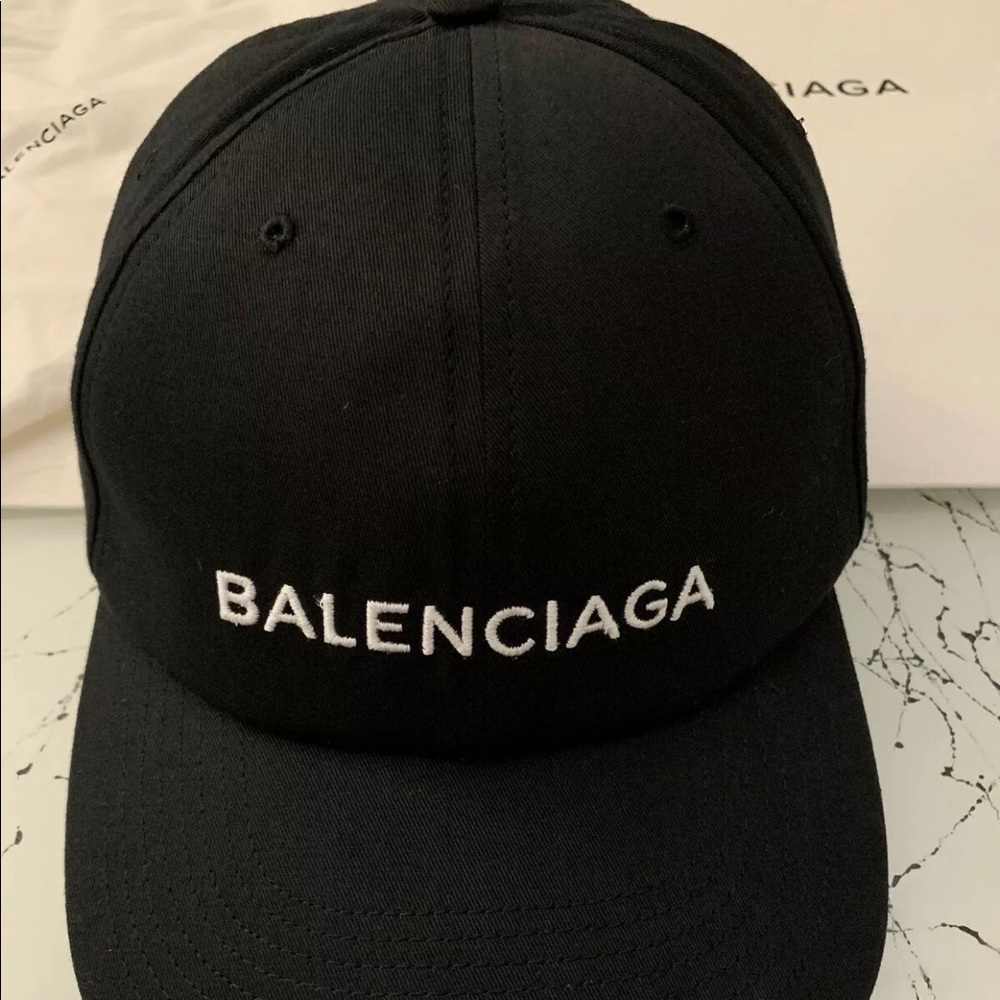 Balenciaga Logo Hat OS